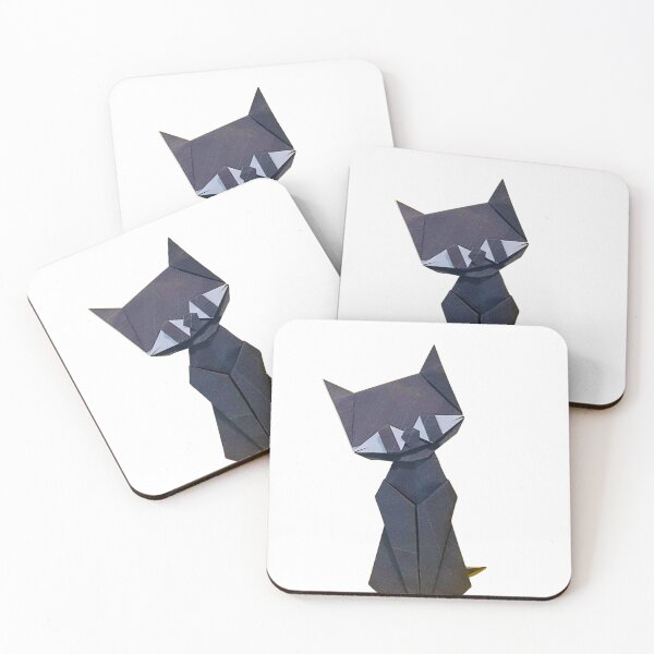 Item preview, Origami cat, black cat designed and sold by Meo Design.