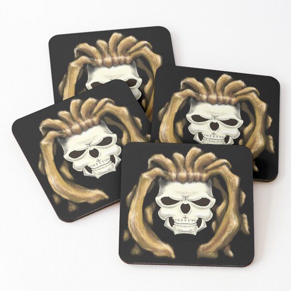 Item preview, Dreads skull designed and sold by KabronX.