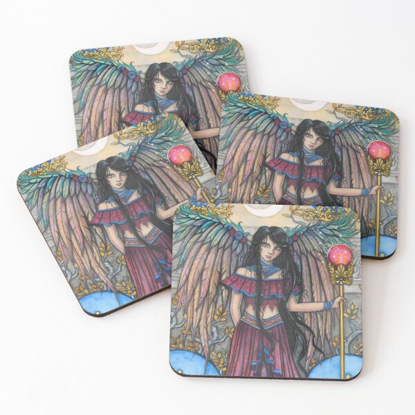 Item preview, Night Bird Fantasy Fairy Art by Molly Harrison designed and sold by Molly  Harrison.