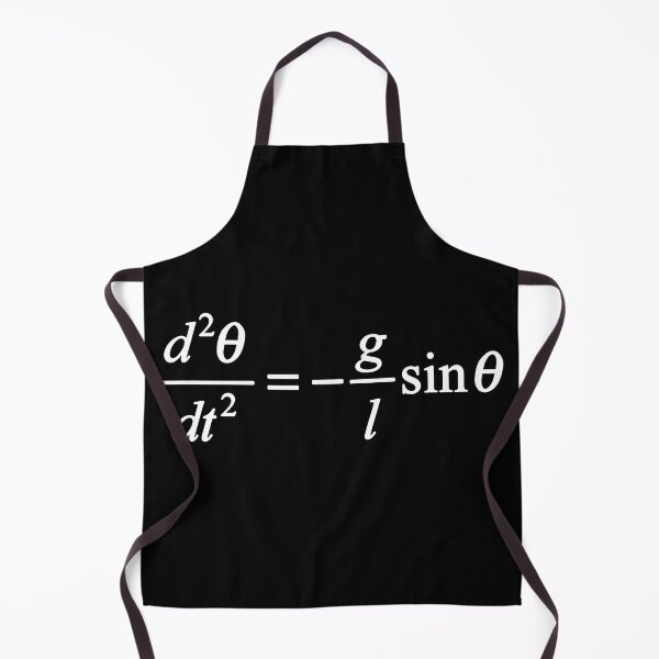 Item preview, simple pendelum differential equation physics basics dark version designed and sold by NoetherSym.