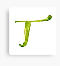 Alphabet T Canvas Print