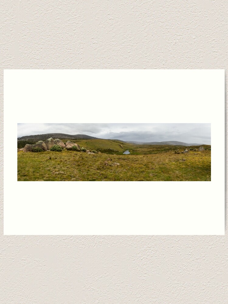 Alternate view of Snowy Mountains High Country Art Print