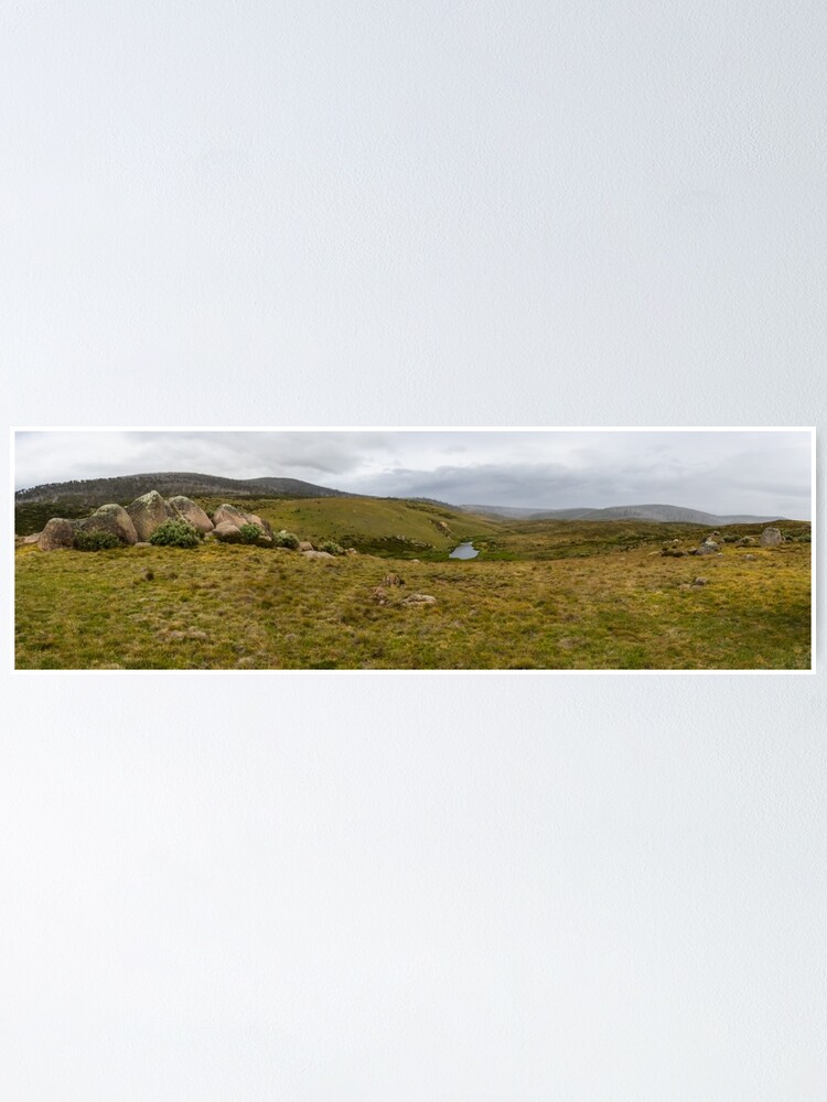 Alternate view of Snowy Mountains High Country Poster