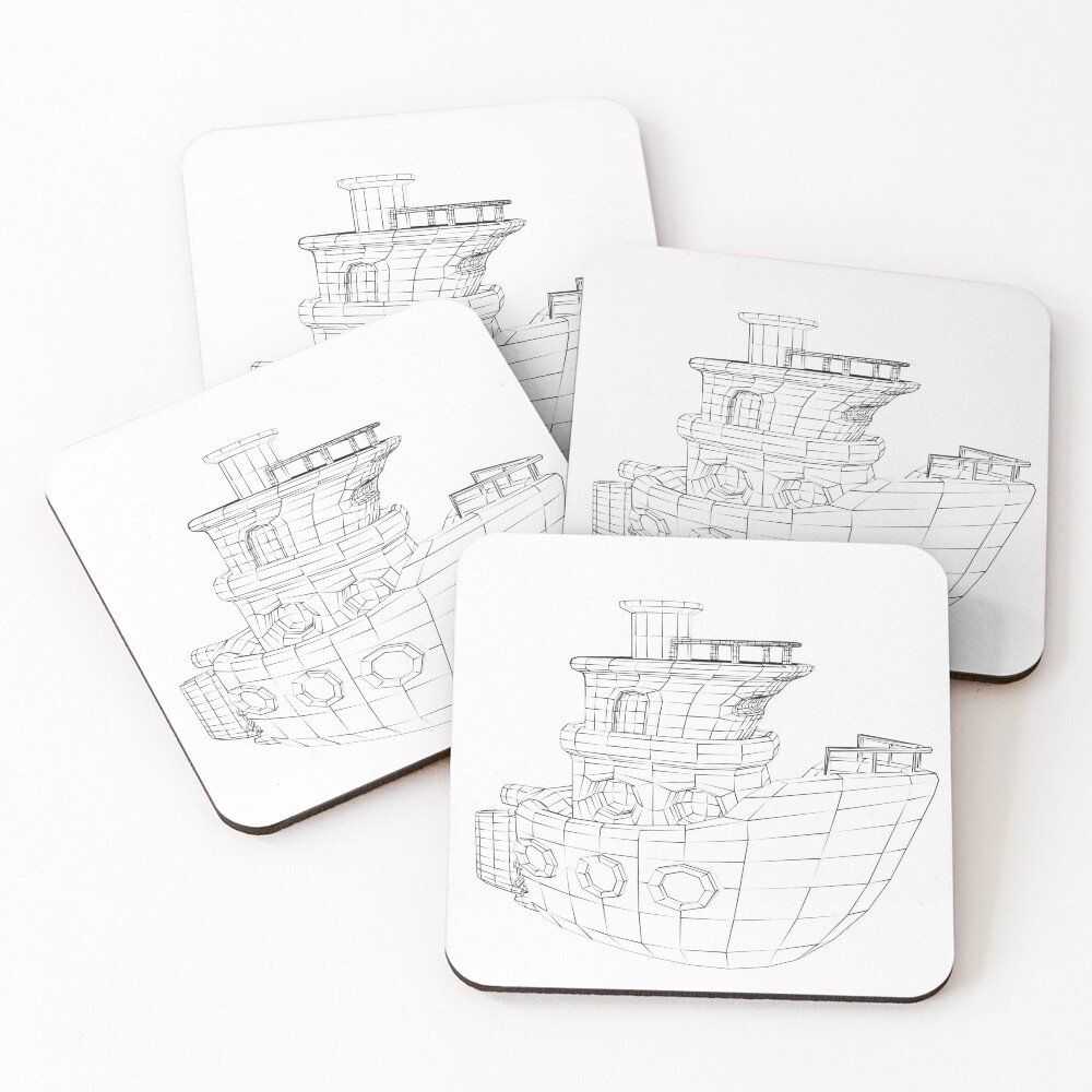 Item preview, Coasters (Set of 4) designed and sold by Razor3D.