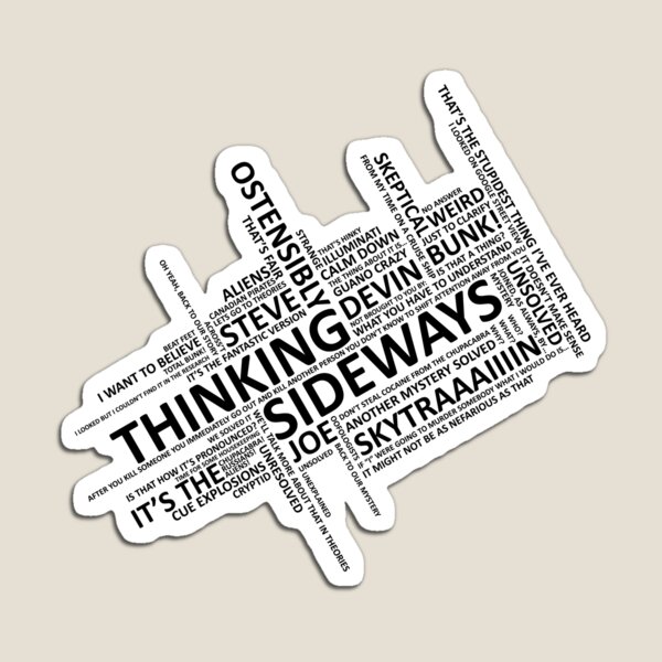 Thinking Sideways Catchphrases Magnet