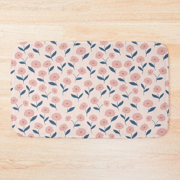 Item preview, Pink fllowers Pattern designed and sold by The Pattern Loop.