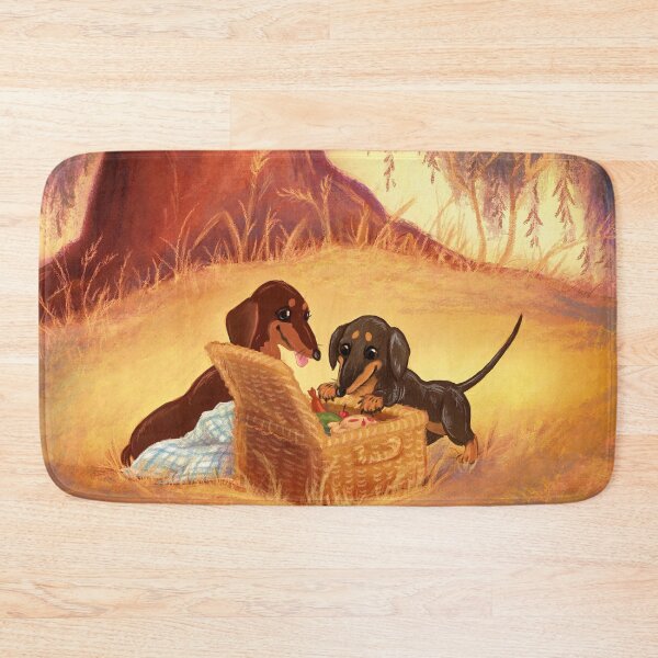 Item preview, Dachshund Picnic designed and sold by dweebsville.