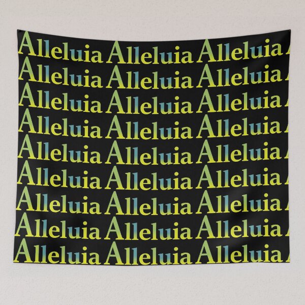 Item preview, Alleluia - Religious Easter Rejoicing, Joy and Hope in Blue and Yellow designed and sold by MaryKunzGoldman.