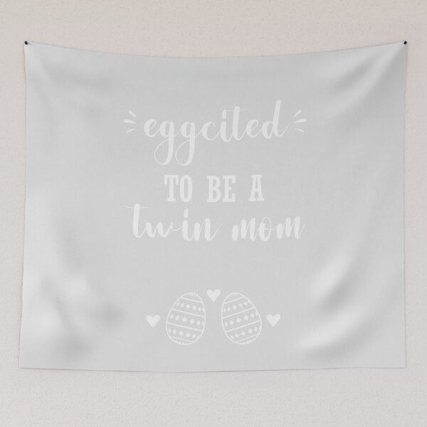 Item preview, Eggcited to be a twin Mom pregnancy announcement EggSpecting designed and sold by Dream-bubble.