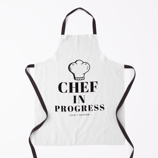 Item preview, Chef In Progress Funny Apron | Cooking Lover. designed and sold by aboutcate.