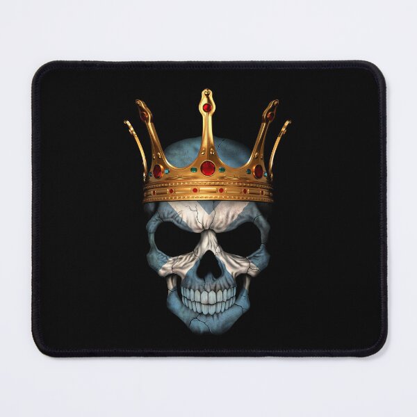 Item preview, Scottish Flag Skull with Crown designed and sold by JeffBartels.