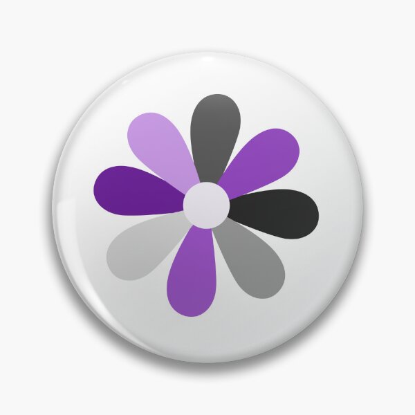 Item preview, asexual pride flower designed and sold by asexual-musings.