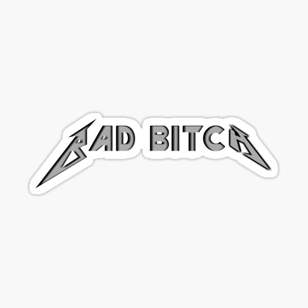Item preview, Bad Metal Bitch designed and sold by RabbitWithFangs.