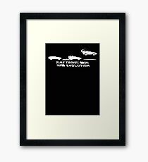 Time Travel Evolution Framed Print