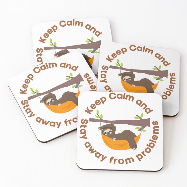 Item preview, KEEP CALM AND STAY AWAY FROM PROBLEMS designed and sold by sjohnson70.