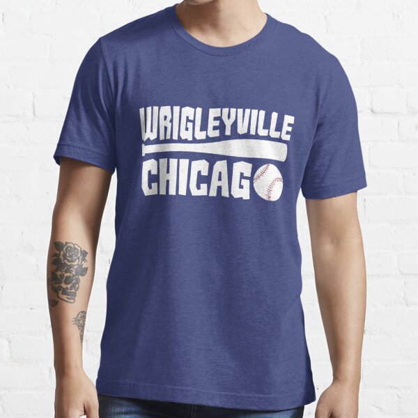  Wrigleyville Chicago Baseball American T-Shirt : Sports &  Outdoors