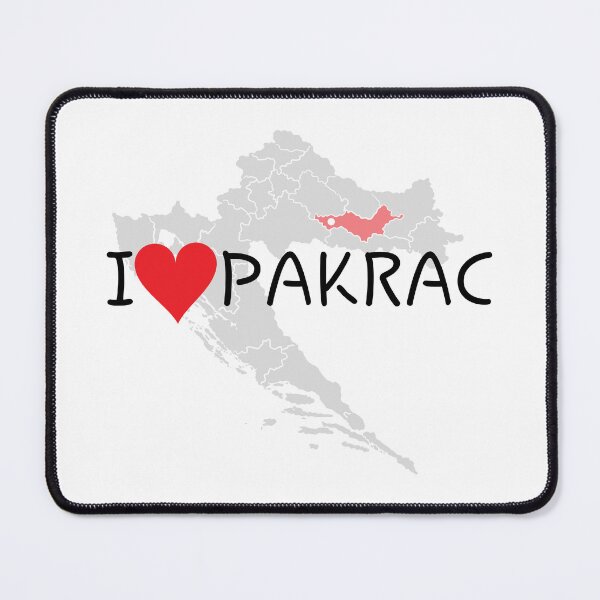 Item preview, "I Love Pakrac" designed and sold by MC Art Studio.