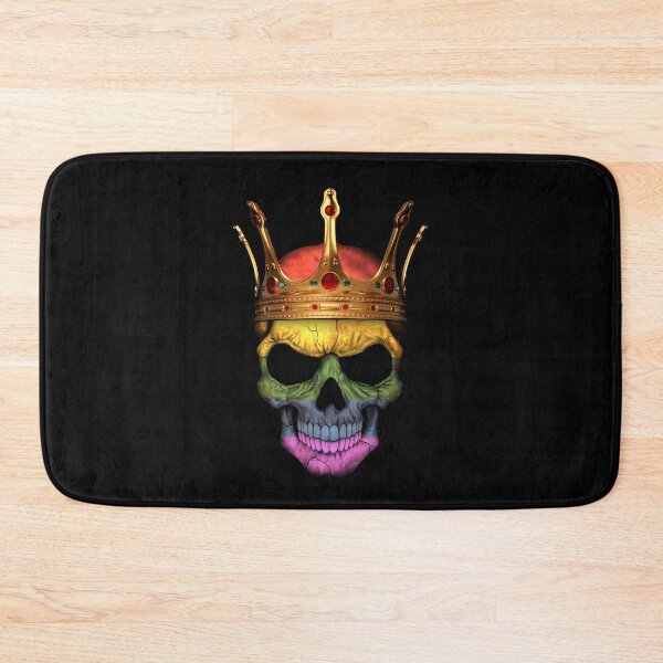 Item preview, Rainbow Flag Skull with Crown designed and sold by JeffBartels.