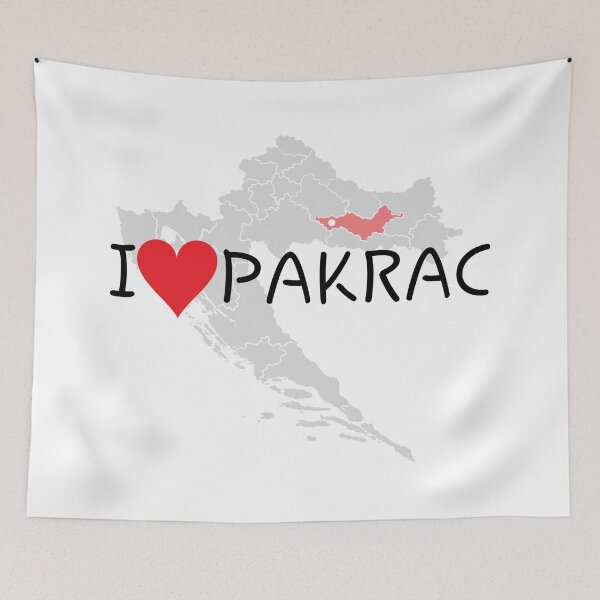 Item preview, "I Love Pakrac" designed and sold by MC Art Studio.