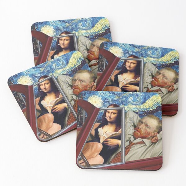 Item preview, Monalisa and Van Gogh Painting designed and sold by jennifervog.
