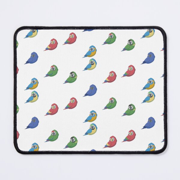 Item preview, Adorable fluffy macaw pattern designed and sold by AniBeanz.