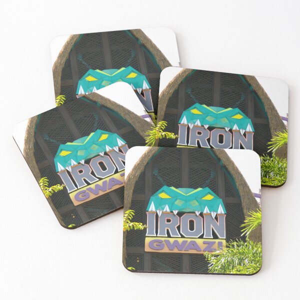 Item preview, Iron GWAZI Roller Coaster designed and sold by Monika's Shop.