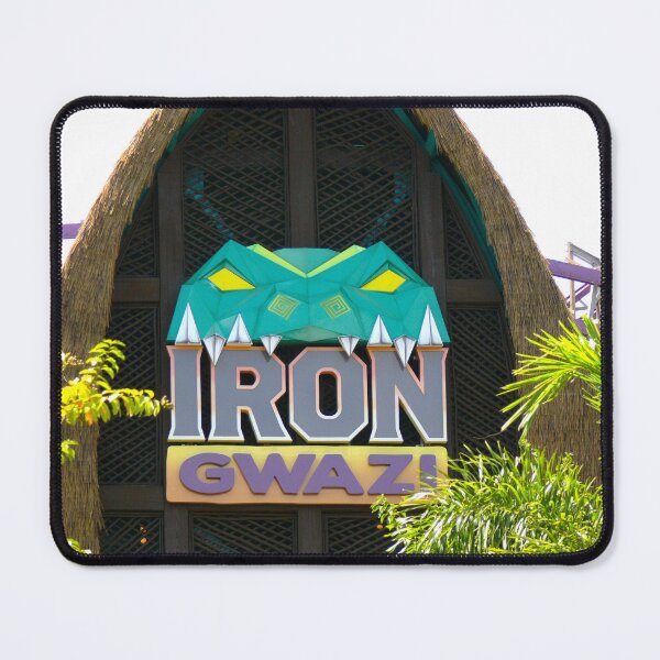 Item preview, Iron GWAZI Roller Coaster designed and sold by Monika's Shop.