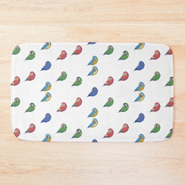 Item preview, Adorable fluffy macaw pattern designed and sold by AniBeanz.