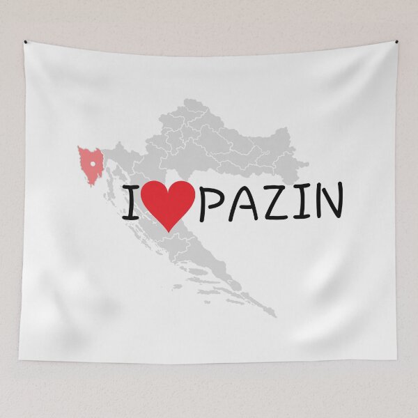 Item preview, "I Love Pazin" designed and sold by MC Art Studio.