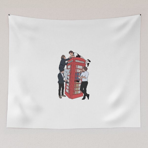 Item preview, one direction phone booth designed and sold by tehecaity.