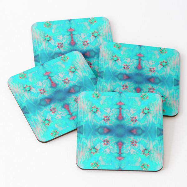 Item preview, Daisy in The Sky With Diamonds Cyan Red designed and sold by SpiritGifts.
