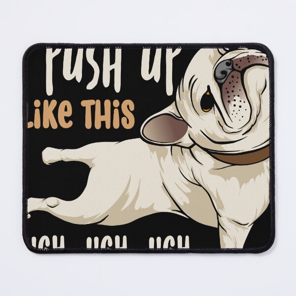 Item preview, Pug Dog Mascot I Push like This Ugh Ugh Ugh designed and sold by Fast Print Solutions.