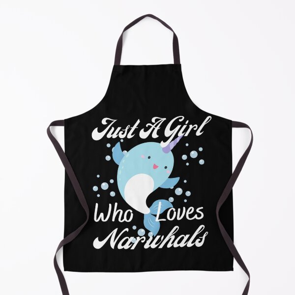 Item preview, Just A Girl Who Loves narwhals 3 designed and sold by Dailyanimal.