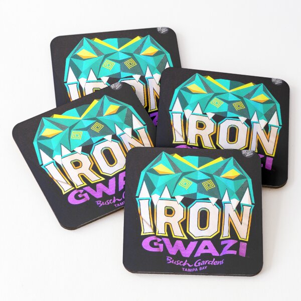 Item preview, Iron GWAZI Roller Coaster designed and sold by Monika's Shop.