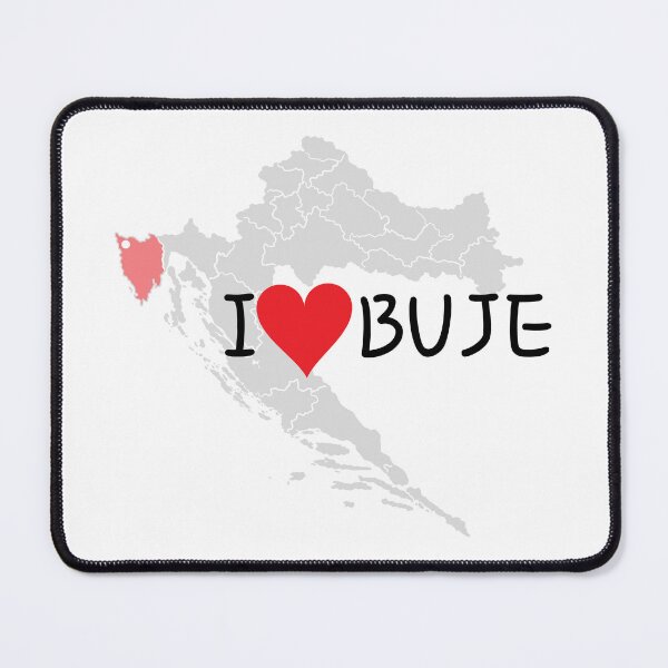 Item preview, "I Love Buje" designed and sold by MC Art Studio.