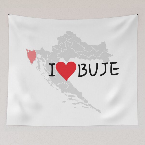 Item preview, "I Love Buje" designed and sold by MC Art Studio.