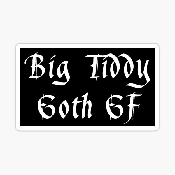 Big titty goth girlfriend text design sexy crop top girl's