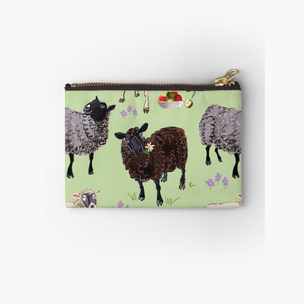 Item preview, Sheep pattern in green designed and sold by EskTuulispaa.