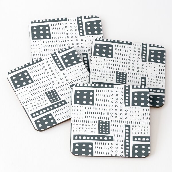 Item preview, Dots & Dashes - Black and White designed and sold by PeachyLitchi.