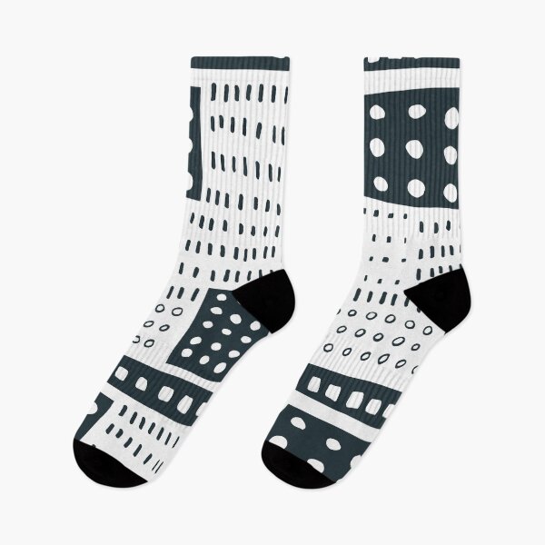 Item preview, Dots & Dashes - Black and White designed and sold by PeachyLitchi.