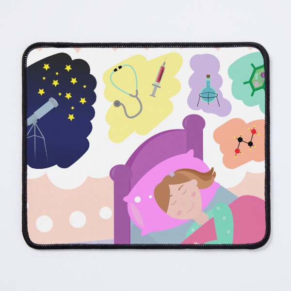 Item preview, International Day of Women and girls in Science with a girl dreaming of her future designed and sold by Martapp.