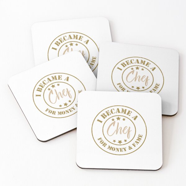 Item preview, I Became A Chef For Money And Fame - Funny Chef Quote Gift Idea For Men and Womens designed and sold by Mmmm3344.