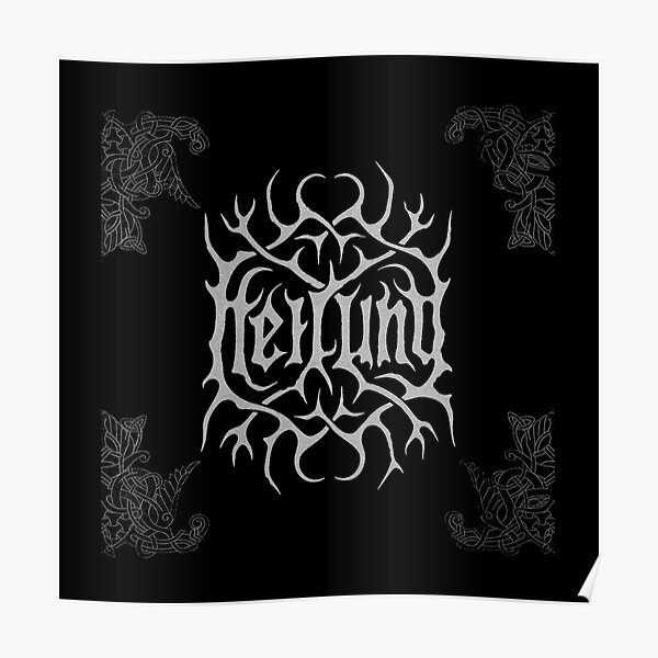 "new best logo of heilung" Poster for Sale by htuadger | Redbubble