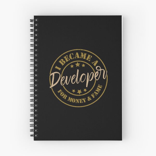 Item preview, I Became A Developer For Money And Fame - Funny Developer Quote Gift Idea For Men and Womens designed and sold by Mmmm3344.