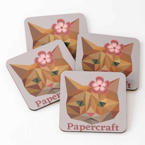 Item preview, Cute kitty face with a flower for girls or babies, or for you who like papercarft designs. designed and sold by EMIPRINCESS.