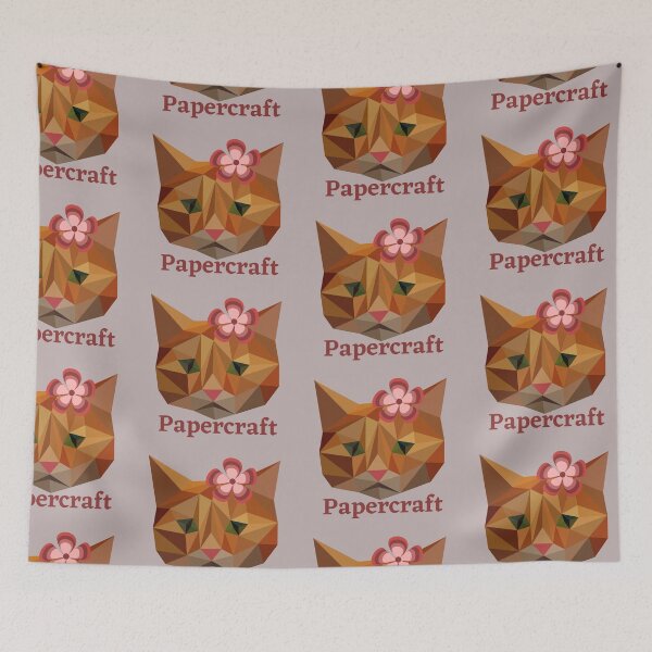 Item preview, Cute kitty face with a flower for girls or babies, or for you who like papercarft designs. designed and sold by EMIPRINCESS.