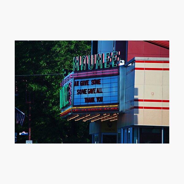 "Maumee Movie Theater I" Photographic Print for Sale by Michiale