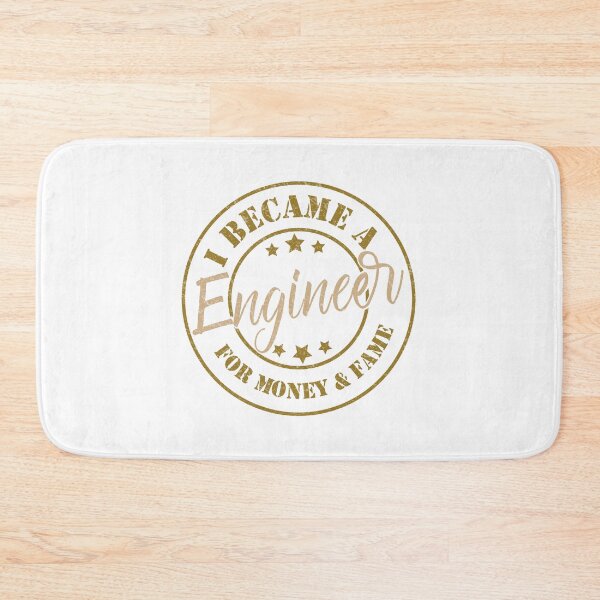Item preview, I Became An Engineer For Money And Fame - Funny Engineer Quote Gift Idea For Men and Womens designed and sold by Mmmm3344.