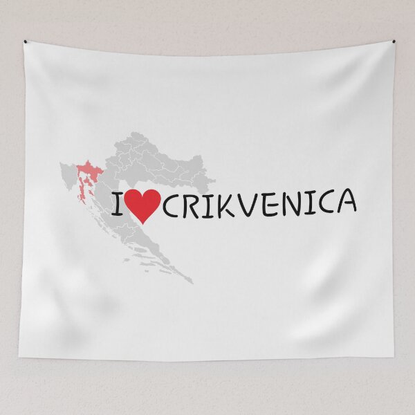 Item preview, "I Love Crikvenica" designed and sold by MC Art Studio.