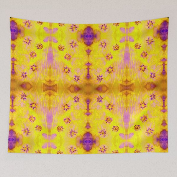 Item preview, Daisy in The Sky With Diamonds Yellow Red designed and sold by SpiritGifts.